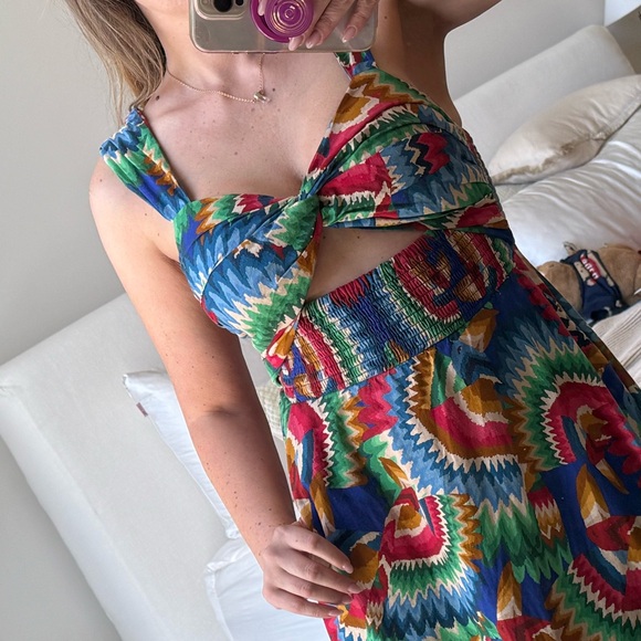 FARM Rio Multicolor Maxi Dress - Picture 9 of 12